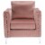 Signature Design by Ashley Lizmont Accent Chair in Blush Pink Perspective: bottom