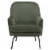 Ashley Furniture Dericka Moss Green Accent Chair Perspective: bottom