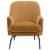 Ashley Furniture Dericka Gold Accent Chair Perspective: bottom