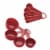 KtichenAid® Red Measuring Cups/Spoon Set Perspective: bottom