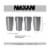 Maxam Stainless-Steel 4-piece Double Wall 13 oz. Tumbler Set Perspective: bottom