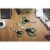 Maxam Household Scissor Set with Soft-Touch Handels for a Safe Comfortable Grip 3-Pieces Perspective: bottom