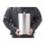 Maxam Stainless Steel Flask Extra Large Drinking Flask Polished Silver 1 Gallon Capacity Perspective: bottom