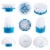 Fityle 3 x Turbo Scrub Electric Cleaning Brush Head Cleaner Tile Clean Bathroom Kit Perspective: bottom
