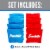 Franklin® 4 In. x 4 In. Replacement Bean Bags 52105 Perspective: bottom