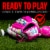 Franklin Sports Air Tech Baseball Glove with Ball - White/Pink Perspective: bottom