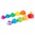 Fisher-Price® Brilliant Basics Stack and Roll Cups Toy Perspective: bottom
