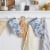 Martha Stewart Stripe Medallion Oven Mitts Perspective: bottom