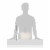 Casabella 4 Gallon Storage Bucket Caddy Bin - White Perspective: bottom
