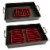 Norpro® Nonstick Silicone Roasting Rack in Red Perspective: bottom
