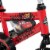 Huffy Disney Cars Kid's Bicycle With Training Wheels - Red Perspective: bottom