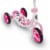 Huffy Disney Minnie Girls' 3-Wheel Scooter with Bin - White/Neon Pink Perspective: bottom