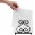 Blue Donuts Scroll Collection Black Napkin Holder Perspective: bottom