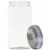 Blue Donuts 50 OZ Glass Kitchen Canister Food Storage Jars With The Silver Screw Lid Perspective: bottom