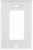Power Gear Single Rocker Wallplate Perspective: bottom