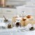 Libbey Vibe Mini Glass Jars with Lids Set Perspective: bottom