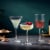 Libbey Paneled Martini Glasses, Set of 4 Perspective: bottom