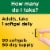 Nature Made® Vitamin D3 Softgels 2000IU Perspective: bottom