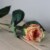 CC Home Furnishings 21 Peach Colored Budding Rose Decorative Artificial Floral Craft Pick Perspective: bottom