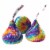 HERSHEY’S KISSES Milk Chocolate Candy with Tie Dye Foils Perspective: bottom