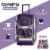 Olympia 29 Inch 8 Pocket U Shape Rolling Duffel Bag with Handle, Dark Lavender Perspective: bottom