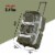 Olympia 22 Inch 8 Pocket Rolling U Shape Duffel Bag w/ Retractable Handle, Green Perspective: bottom