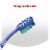 Colgate® Plus Clean and Fresh Medium Manual Toothbrush Perspective: bottom