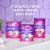 Always Radiant Daily Liners Regular Absorbency Unscented Perspective: bottom