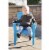Adams Manufacturing Kid's Adirondack Chair - Pool Blue Perspective: bottom