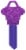Hillman #68 Diva Glitter Blank Key - Assorted Perspective: bottom