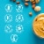 Skippy® Creamy Peanut Butter Blended with Plant Protein Perspective: bottom