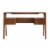 SEI Furniture Clyden 2 Drawer Writing Desk in Dark Tobacco Perspective: bottom