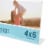 Snap® 4x6 Clear Bent Acrylic L Photo Frame Perspective: bottom