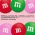M&M'S White Chocolate Strawberry Shake Valentines Day Candy Bag Perspective: bottom