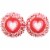 Holiday Home™ Hearts Mini Baking Cups Perspective: bottom
