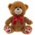 Holiday Home Brown Bear with Red Ribbon Perspective: bottom