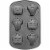 Holiday Home™ Ghost / Pumpkin Mini Cake Pan Perspective: bottom