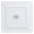 Dash of That™ St John Square Plate - White Perspective: bottom