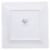 Dash of That™ Square Plate - White Perspective: bottom