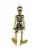 Holiday Home Hanging Convict Dressed Skeleton Decoration Perspective: bottom