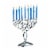 MINI MENORAH SET W/MINI CANDLES Perspective: bottom