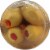 Woodstock® Organic Red Pepper Stuffed Green Olives Perspective: bottom