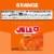 Jell-O Orange Artificially Flavored Gelatin Dessert Mix, Box Perspective: bottom