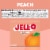 Jell-O Peach Gelatin Dessert Mix Perspective: bottom