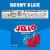 Jell-O Berry Blue Artificially Flavored Gelatin Dessert Mix, Box Perspective: bottom