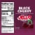 Jell-O Black Cherry Artificially Flavored Gelatin Dessert Mix, Family Size, Box Perspective: bottom