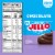 Jell-O Chocolate Flavor Zero Sugar Instant Reduced Calorie Pudding & Pie Filling Family Size Box Perspective: bottom