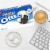 OREO White Fudge Covered Chocolate Sandwich Cookies Perspective: bottom