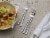 Towle Living Forged Olivia Salad Forks Perspective: bottom