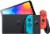 Nintendo Switch™ OLED Model - Neon Blue/Neon Red Perspective: bottom